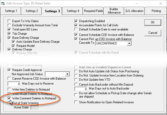 Write Comment Deletes to Notepad enabled