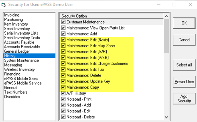 CustomerUserSecurity