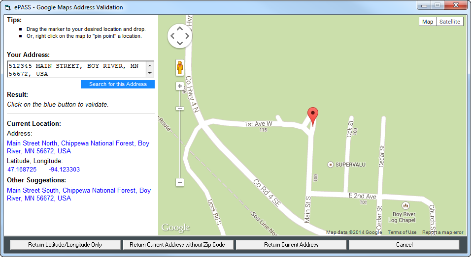 Customer_Validate_usingGoogleMaps