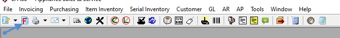 Finish Invoice - F Icon