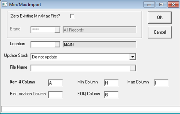 IN-28ItemMinMaxImport