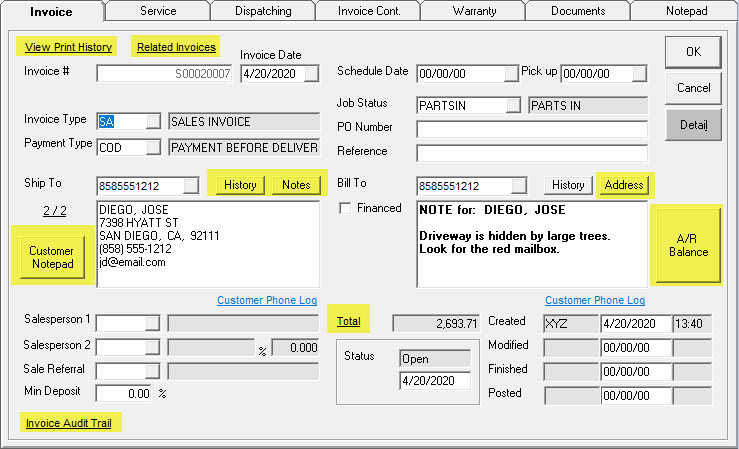 Invoice_Header_Hyperlinks