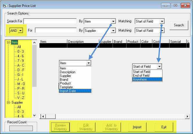 Item_Inventory_Supplier_Price_List