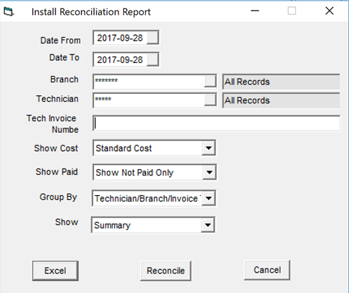 Labor Reconcile Select