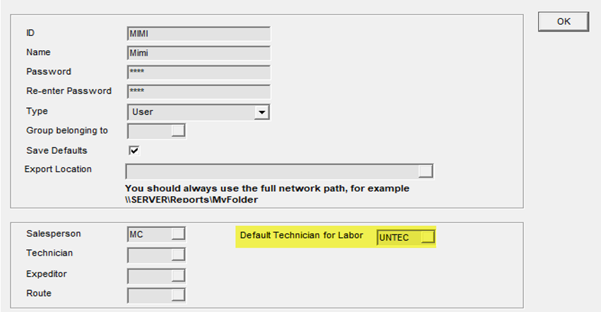 Labor User Tech