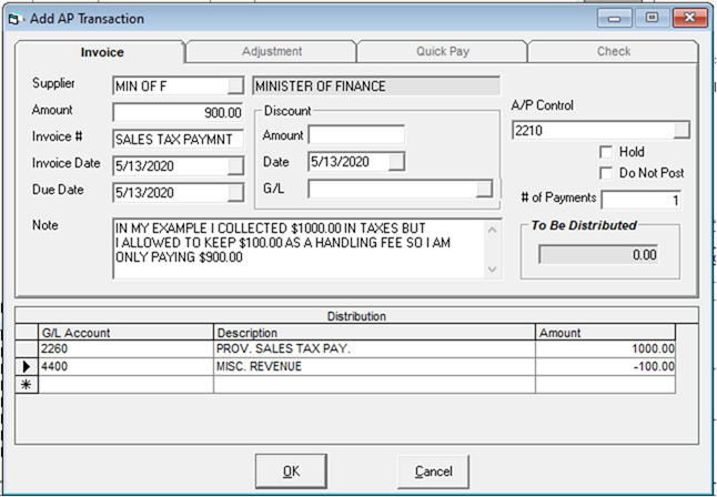 OE13_MTD_Tax_Register_05_AP_Entry_For_Sales_Tax