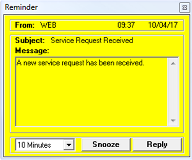 SvcRequestsReminder