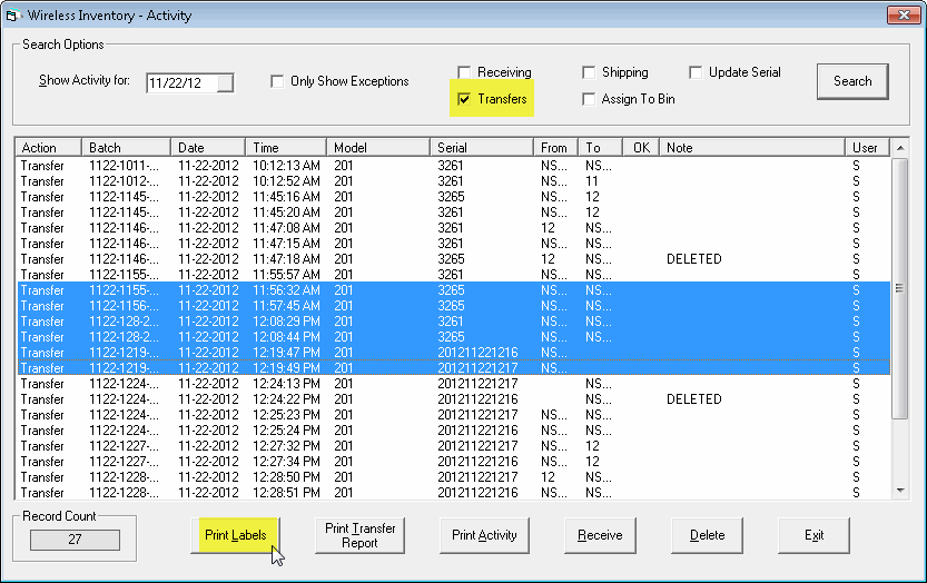 WirelessActivityPrintLabels